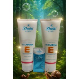 Crema Facial Con Vitamina E Shelo Nabel 2 Pzas. + Regalito