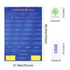 Spanish Bilingual Calendar & Weather Pocket Chart – 142 Laminated