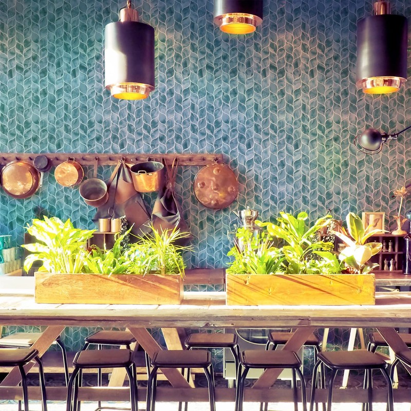 5 Sheets Ivy Glass Mosaic,Stick Tile for Kitchen Backsplash,Leaf Shape