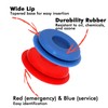 Vitonsbay 100pcs Gladhand Seals,Gladhand Silicone Grommets Gaskets with Seal Tool