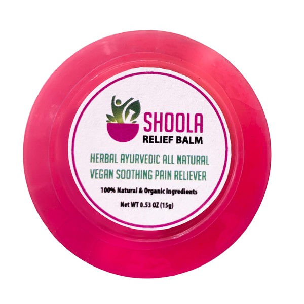 Organic Herbal Best Healing Pain Relief Balm for Headaches, MIGRAINE, Arthritis Pain, Muscle Pain, Cramps, Menstrual Pain,Chest Congestion, Sinus Infection,  Backaches 100% All Natural Reliever