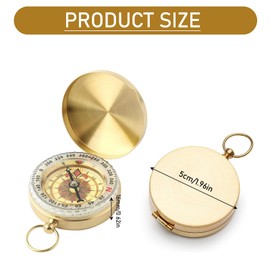 SoeUyd Compass, Clamshell Orientation Compass, Outdoor Compass, Multifunctional Precision Compass, Waterproof and Corrosion Resistant, Suitable for Camping, Hiking, Foot Transport, Hunting, Etc