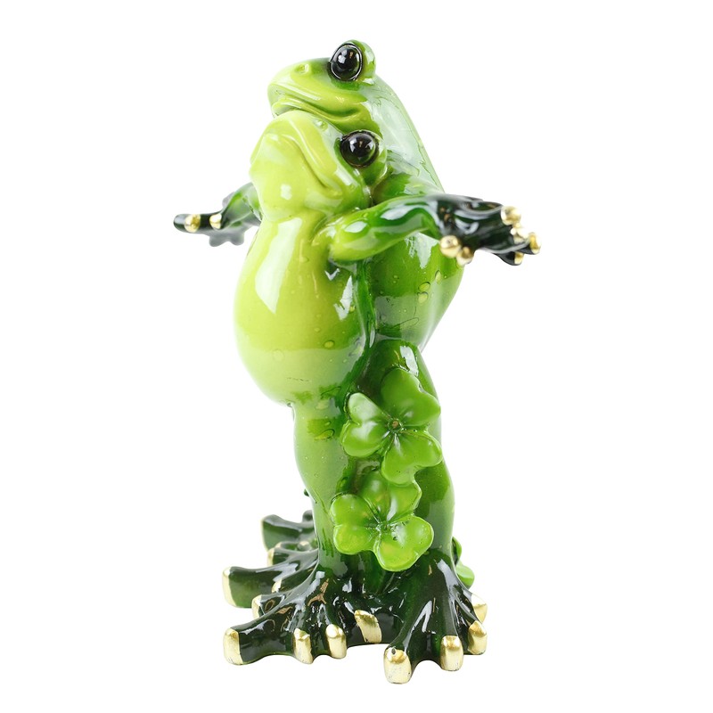 usamjtable Novelty Funny Frog Figurine Titanic Frog Jack and Rose