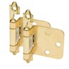 5 Pair Pack - Cosmas 15539-BB Brushed Brass Hinge Variable