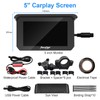 FancyTiger Motorcycle Carplay & Motorcycle Android Auto, 5 Inch IPS