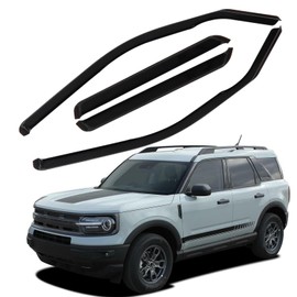 in Channel Rain Guards Fit for 2021-2025 Ford Bronco Sport, Durable Side Window Wind Deflectors, Vent Window Visors Shade Shield, 2021 2022 2023 2024 2025, 4PCS