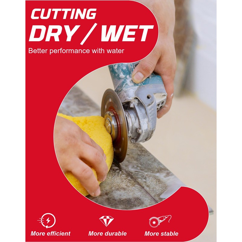 Casaverde 4.5Inch Super Thin Diamond Tile Blade for Cutting Porcelain