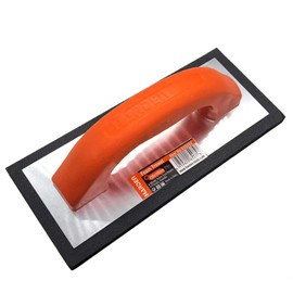 Edward Tools 4” x 9” Rubber Foam Grout Float for Tile - Non Stick Closed Cell Foam Pad for Grout Work - Easy to Clean - Ergo Handle - Smoothly Apply Grout to Floor or Wall Tile