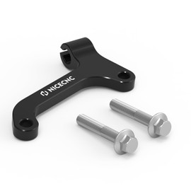 NICECNC Clutch Cable Bracket with Long Bolt Compatible with Honda Sportrax 450 TRX450R 2x4 2004 2005 Black, 6061-T6 Aluminum, Replacement for 22838-HP1-670