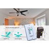 Dysmio Ceiling Fan and Light Wall Control Ceiling Fan Remote