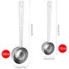 Coffee Scoop, 2 Pieces Stainless Steel Coffee Spoon 15ml and