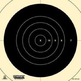 TJ Target MR-52C (T)] NRA Off. 200 Yard Slow Fire High Power Rifle Target (25 red, 25 blk)