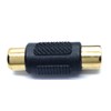 RCA to RCA Coupler Adapter, Socket to Socket for Audio