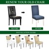 CRFATOP 4 Pieces Stretchy Dining Chair Slipcovers with Bench Cover