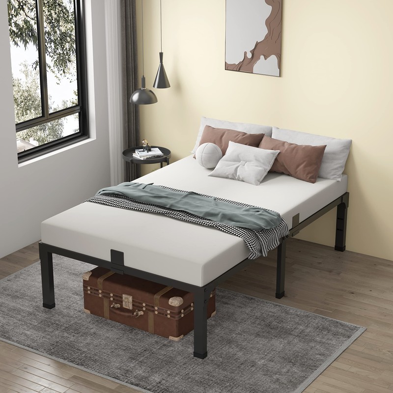 MAF 12 Inch Twin Bed Frames with Mattress Slide Stopper