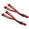 2pcs Deans T Plug Parallel Connector One Female to 2