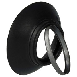 vhbw Eyecup Viewfinder Replacement for Nikon DK-19 for Camera SLR Camera DSLR Eyepiece - Black