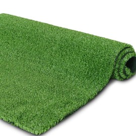 GL Artificial Grass Mats Lawn Carpet Customized Sizes, Synthetic Rug Indoor Outdoor Landscape, Fake Faux Turf for Decor 4FTX16FT(64 Square FT)
