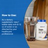 Nutricost Iron (As Ferrous Sulfate) 65mg, 240 Tablets - Non-GMO,