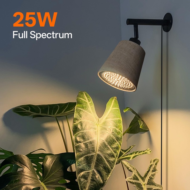 Bstrip Hanging Grow Lights for Indoor Plants, 25W Full Spectrum,