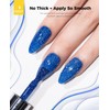 BURANO Reflective Glitter Gel Nail Polish, Royal Blue UV LED