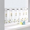 Disnace Voile Bistro Curtain 43 x 175 cm Privacy Curtain