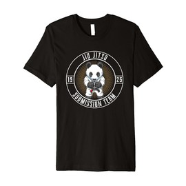 Jiu Jitsu Baby Panda in Gi - BJJ and Grappling Premium T-Shirt