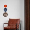 Signs ByLITA Circle Diaper Changing Station Sign (Dark Brown) -