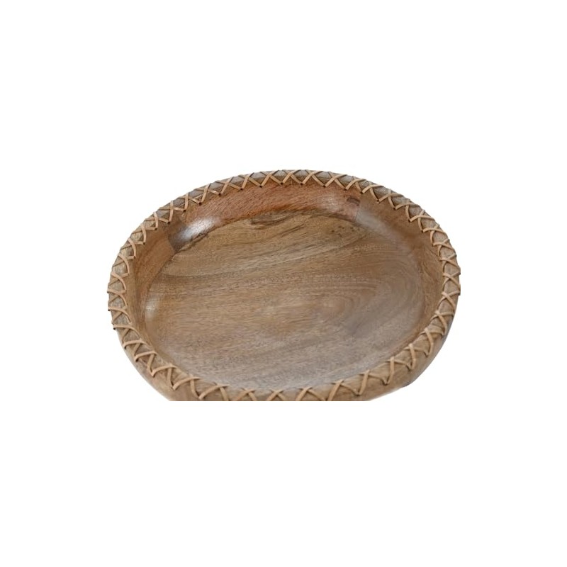 Centro Mesa Mango Ratan 25 x 25 x 9 cm