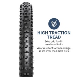 2-PCS 29" Mountain Bike Tires 29x2.25/57-622 Compatible with 29x2.20/2.25/2.30 Bike Bicycle Tires(Y-704)