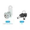 PATIKIL Cabinet Cam Lock with Key, 2 Pack 4/5"(20mm) Keyed