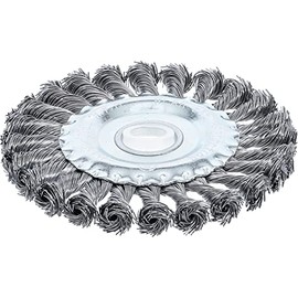 BGS 3986 disc brush/braided round brush, 192 pieces, 6.3 mm (1/4 inch), 10 mm (3/8 inch), 12.5 mm (1/2 inch)