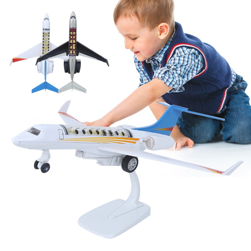 25.5cm G650 Aircraft Model Toy Pull Back Airplane Children Toy