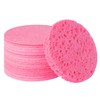 Spunspon 50-Count Facial Sponges Compressed Natural Cellulose Sponge Round Shape