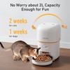 Yuposl Automatic Cat Feeders - 2L Cat Food Dispenser Easy