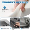 Wedge Adjustable Recliner Leg Rest Cushion 6inch Thick Recliner Foot