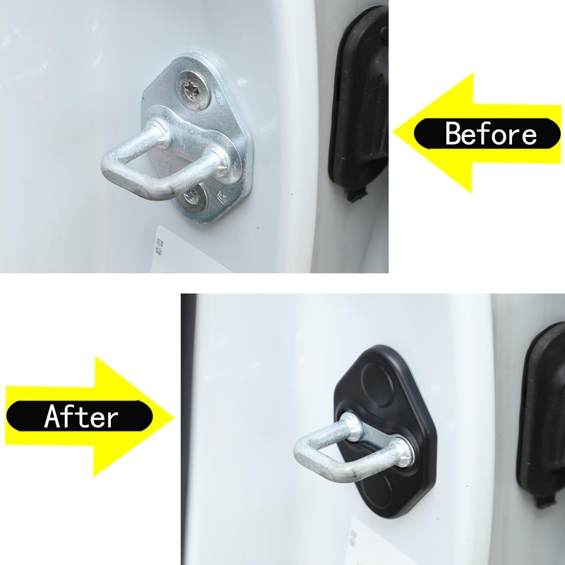 LLKUANG Car Door Lock Latches Cover Protector Compatible with Toyota