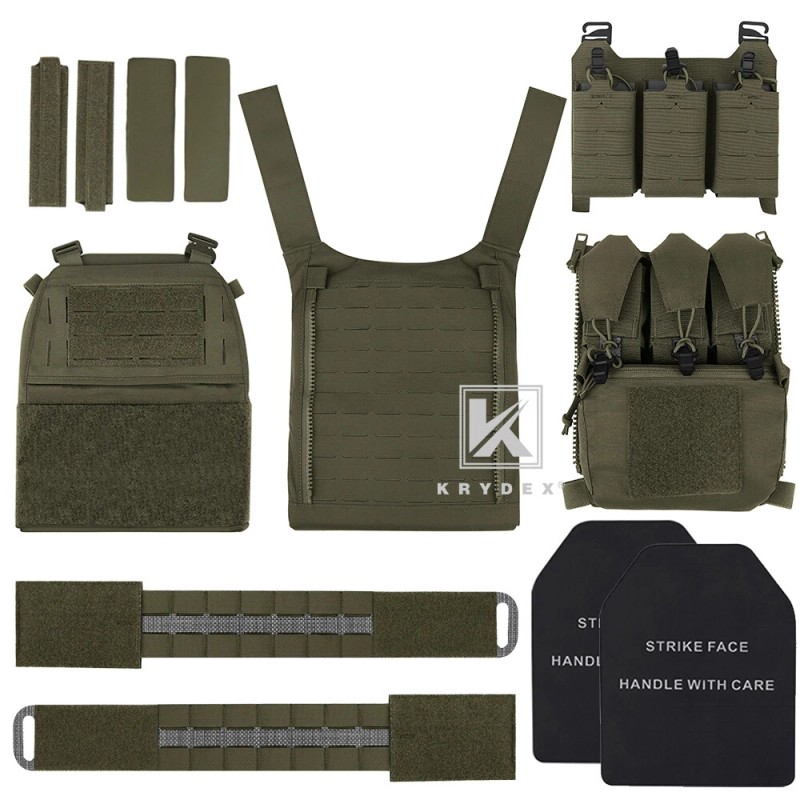 KRYDEX FCPC V5 Plate Carrier Tactical Vest Zip On Back