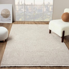 LUXE WEAVERS Stella Collection 246 Beige 4x6 Modern Abstract Area Rug