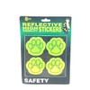 Reflective High Visibility Safety Stickers - Paws Pack of 8