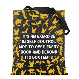 VAMSII Iron Flame Inspired Gift Fourth Wing Dragon Tote Bag Fantasy Books Romance Gift Basgiath Violet Sorrengail Gift (CAIronFlameTote)