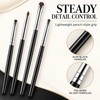 4-Piece Precision Eye Makeup Brush Set for Detailed Looks –