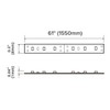 Dream lighting RV Trailer LED Strip Lights 61inch/1.6M 3528SMD 12volt