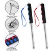 Telescopic Flagpole 200cm 2 Pack Retractable Banner Pole Portable Tourguide