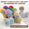 Chunky Chenille Yarn for Crocheting，Baby Yarn for Crocheting Soft Blankets，Bulky