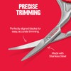 Revlon Cuticle Scissors, Ultra-Fine Stainless Steel Curved Blade for Neat