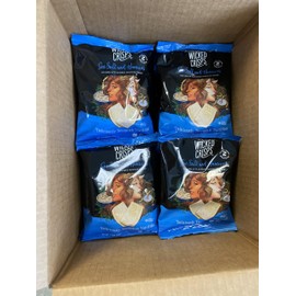 Baked Veggie Chips, Wicked Crisps - Sea Salt Hummus, Pea & Chickpea, Healthy Snack, Gluten-free, Low-fat, Non-GMO, Kosher, No Additives or Preservatives, 0.5 oz bags, (24 pack)