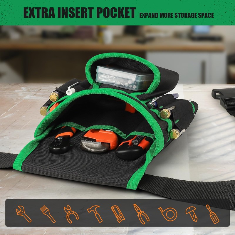Magnetic Tool Belt for Men, 26 Pockets Heavy Duty Tool