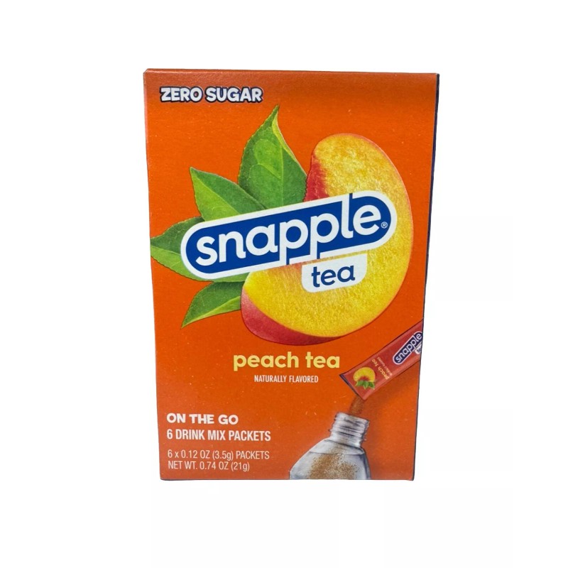 Snapple Diet Snapple Peach Tea Lot of 6 Boxes SINGLES