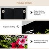 2 Pack Tissue Box Cover Holder, Leopard Print with Flowers
